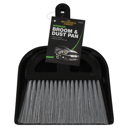 132-43208 Whisk Broom & Dust Pan - General Diesel Repair & Chrome