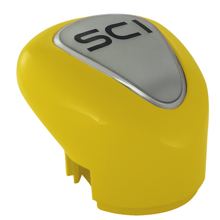 902586 Classic Yellow Gear Shift Knob Cover - General Diesel Repair & Chrome