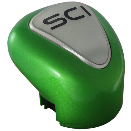 902577 Classic Green Gear Shift Knob Cover - General Diesel Repair & Chrome