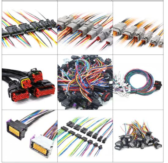 Wiring, wiring harness, wiring accessories.