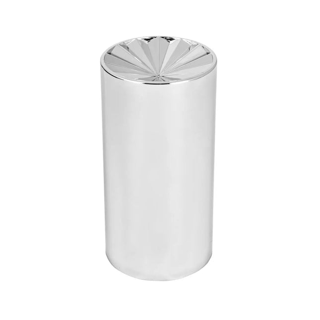10308 Cr. Pl. Concave Pinwheel 33MM X 4-1/4” H Screw-On Nut Cover - General Diesel Repair & Chrome