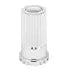 10381 Cr. Pl. 33MM x4”H Screw-on Bullet Flat Cover w/Clear Jewel - General Diesel Repair & Chrome