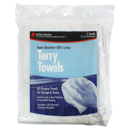 132-03333 Terry Towels- 4 Pack - General Diesel Repair & Chrome