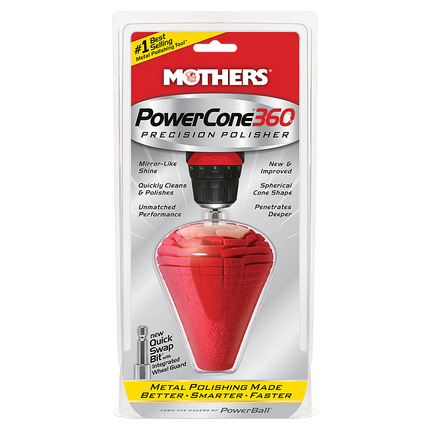 132-05146 Mothers Power Cone Polishing - General Diesel Repair & Chrome