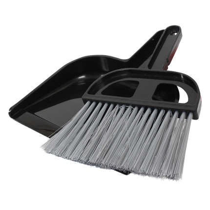 132-43208 Whisk Broom & Dust Pan - General Diesel Repair & Chrome