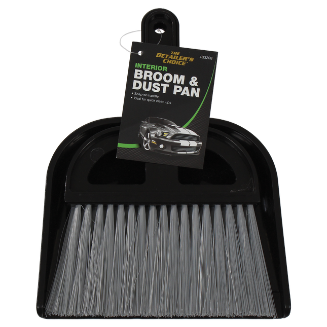 132-43208 Whisk Broom & Dust Pan - General Diesel Repair & Chrome
