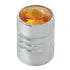 50872 Cr. Alum. tire valve Stem cover w clear crystal - General Diesel Repair & Chrome