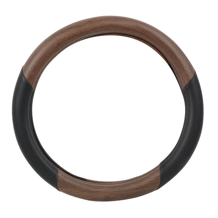 54060 18” Steering Wh. CVR. Matte Black & Dark Wood - General Diesel Repair & Chrome