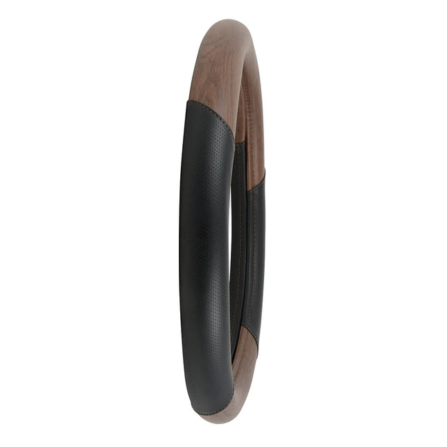 54060 18” Steering Wh. CVR. Matte Black & Dark Wood - General Diesel Repair & Chrome