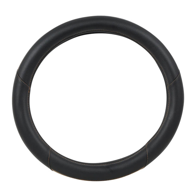 54063 18”Deluxe Steering Wh CVR. Matte Center Light Wood &Black - General Diesel Repair & Chrome