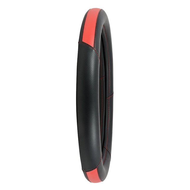 54065 18” Steering Wh. CVR. Matte Center Red & Black - General Diesel Repair & Chrome