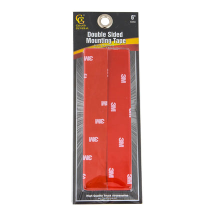 63055 6" DOUBLE SIDED HIGH STRENGTH MOUNTING TAPE STRIPS, 6PCS/PKG - General Diesel Repair & Chrome