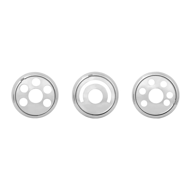67817 AC control knob cover set F/CAS 08+ - General Diesel Repair & Chrome