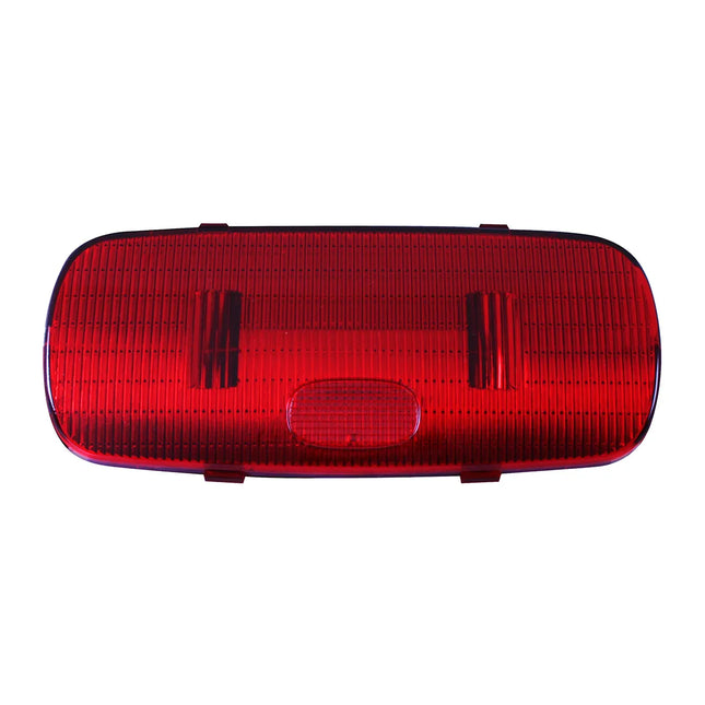 69025 RED OVAL DOME LIGHT LENS FOR PETE 379/389 2006 UP - General Diesel Repair & Chrome