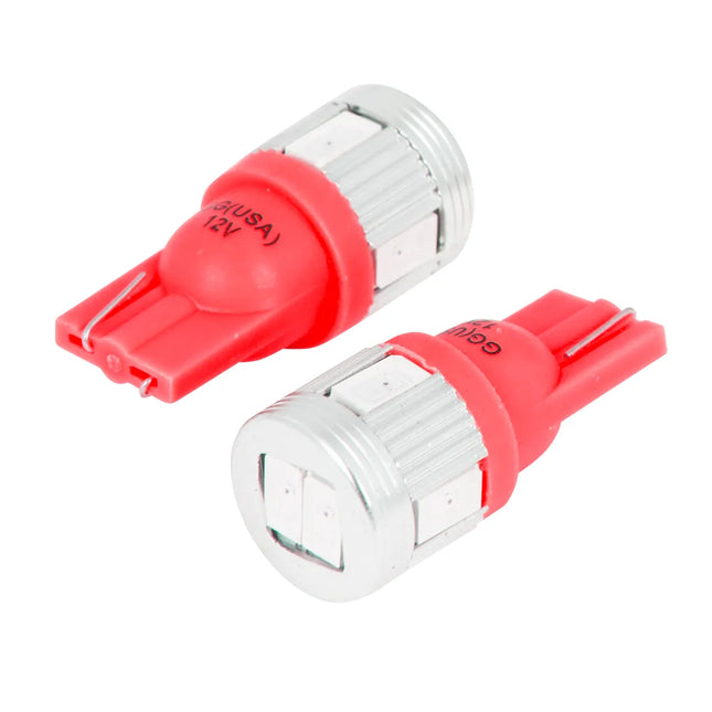 70603 #194/168 Red 6LED w/Heatsink Tower Style Light Bulbs,12V - General Diesel Repair & Chrome