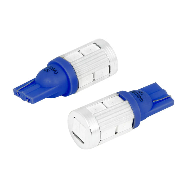70611 #194/168 Blue 10LED w/Heatsink Tower Style Light Bulbs,12V - General Diesel Repair & Chrome
