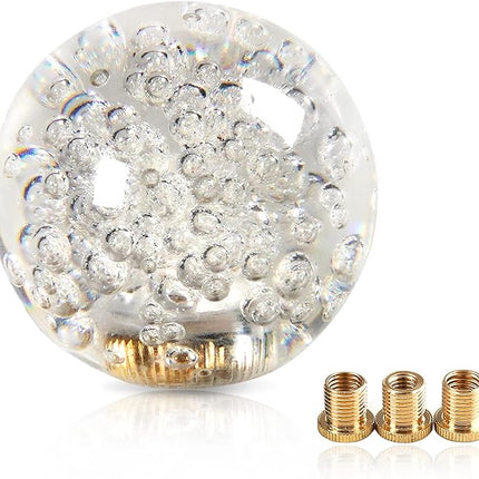 Universal Shifter Knob Head Crystal Acrylic Ball with Bubble - General Diesel Repair & Chrome