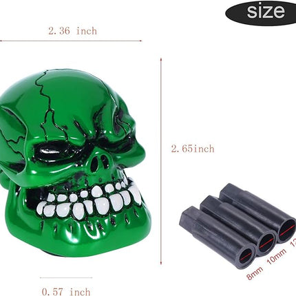 Bashineng Skull Shift Knob Green - General Diesel Repair & Chrome