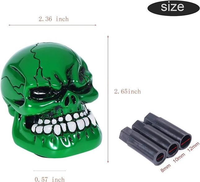 Bashineng Skull Shift Knob Green - General Diesel Repair & Chrome