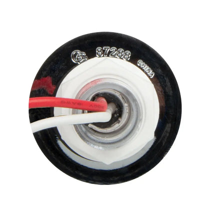 75402 1” Mini Watermelon Red/Red 1 LED Screw Light w/Cr. Pl. Bezel - General Diesel Repair & Chrome
