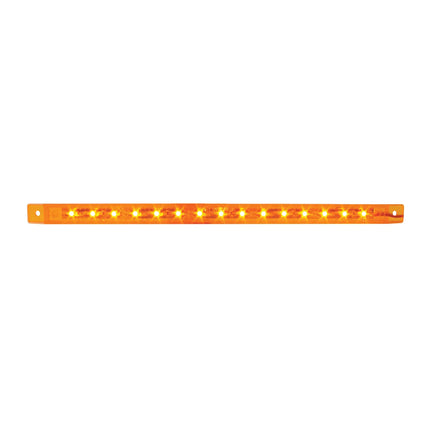 76310 12” Ultra Thin Amber 15- LED Marker Light Bar, Amber Lens - General Diesel Repair & Chrome