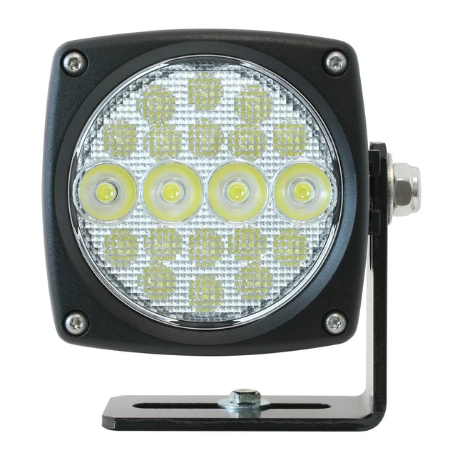 76356 Rectangular 20-LED Heavy Duty Wide Angle Work Light - General Diesel Repair & Chrome