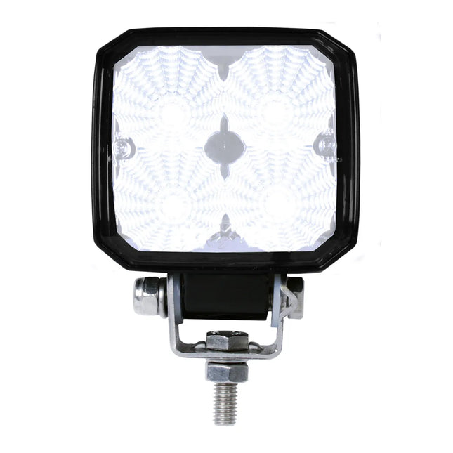 76362 Square Heavy Duty 4 LED work Light - General Diesel Repair & Chrome