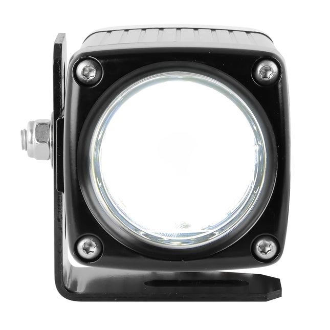 76366 Rect. Heavy Duty 1 LED SpotLight - General Diesel Repair & Chrome