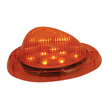 76370 OVAL AMBER/AMBER SIDE MARKER/ TURN 12-LED LIGHT FOR FL MODEL - General Diesel Repair & Chrome