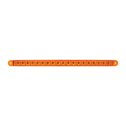 76380 12” Amber 18 SMD LED Flush Mount Light Bar, Amber Len, 3 Wires - General Diesel Repair & Chrome