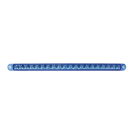 76382 12” 18 SMD LED Flush Mount Light Bar, Blue Len, 3 Wires - General Diesel Repair & Chrome