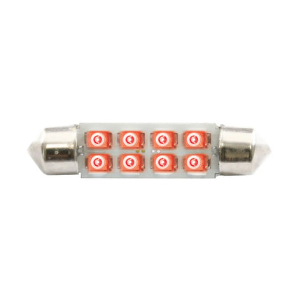 77153 #211-2-2 Red 8- LED Festoon Dome Light Bulb, 12V - General Diesel Repair & Chrome