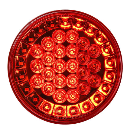 78301 4” Pearl Smart Dynamic Red/Red SEQ. 45 LED Sealed Light, Right - General Diesel Repair & Chrome
