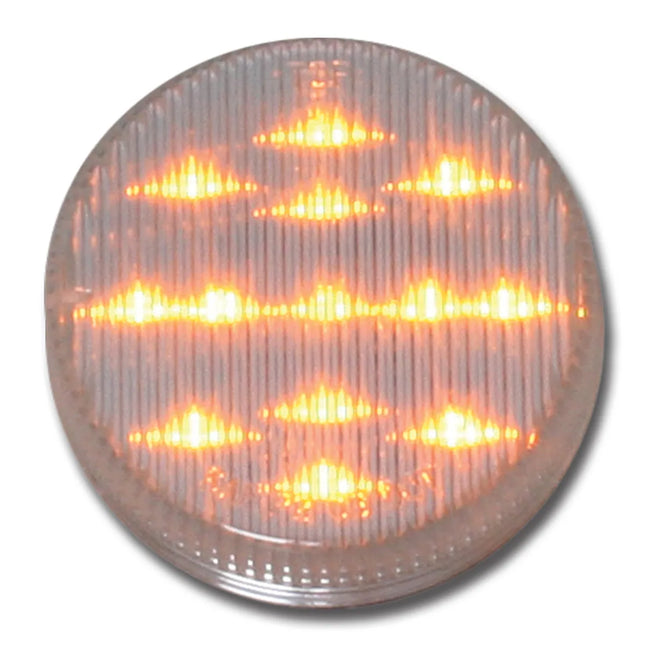 79317 2.5” Amber/Clear 13-LED Marker Sealed Light - General Diesel Repair & Chrome