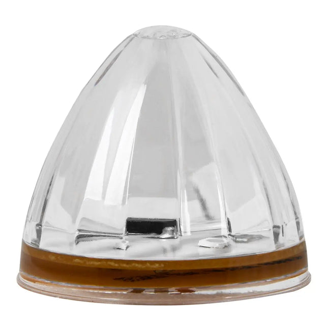 79541 2.5” Amber/Clear Watermelon 6 LED Sealed Light, 3 Wires - General Diesel Repair & Chrome