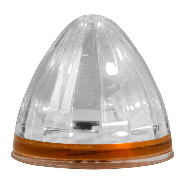 79544 2.5” White/Clear Watermelon 6 LED Sealed Light, 3 Wires - General Diesel Repair & Chrome