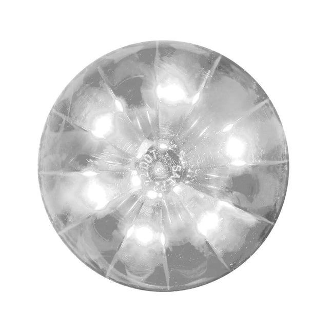 79534 2” White/Clear Watermelon 6 LED Sealed Light, 3 Wires - General Diesel Repair & Chrome