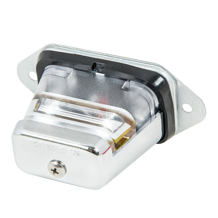 81737 CR. RECT. 2Screw Mount 2 White LED License Plate Light - General Diesel Repair & Chrome