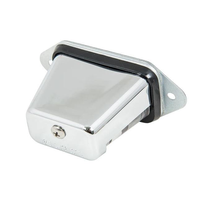 81737 CR. RECT. 2Screw Mount 2 White LED License Plate Light - General Diesel Repair & Chrome