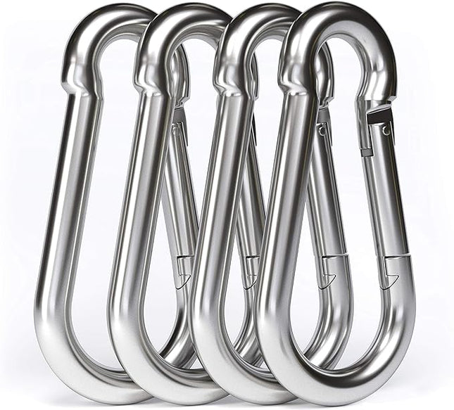 Stainless Steel Spring Snap Hook Carabiner - General Diesel Repair & Chrome