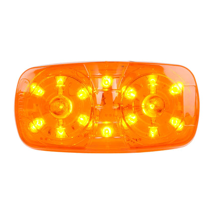 85240SP Tiger Eye Amber/Amber 16 LED Marker Light - General Diesel Repair & Chrome