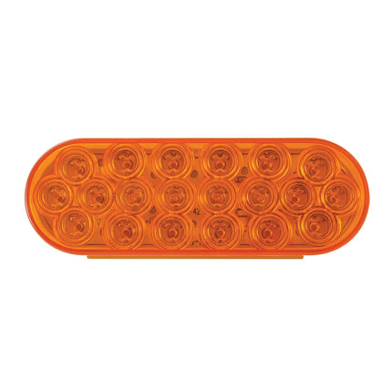 87720SP Oval Fleet Amber 20-LED Light, Amber Lens - General Diesel Repair & Chrome