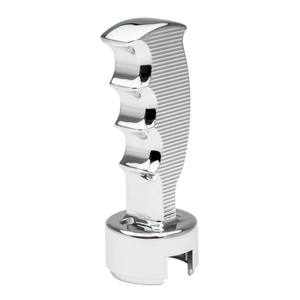 93481 CR ALUM STRAIGHT GRIP W/LINES GEARSHIFT KNOB, FITS EF-13/18 SPEED - General Diesel Repair & Chrome