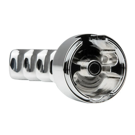 93481 CR ALUM STRAIGHT GRIP W/LINES GEARSHIFT KNOB, FITS EF-13/18 SPEED - General Diesel Repair & Chrome