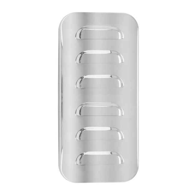 97550 S.S. VENT DOOR COVER, PLAIN STYLE FOR KENWORTH - General Diesel Repair & Chrome