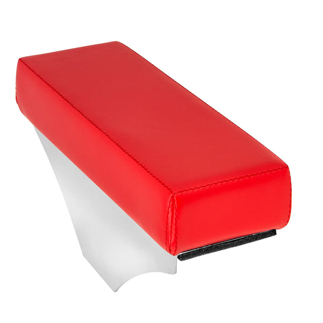99626 Add-On Armrest, Red w/ Red Stitching - General Diesel Repair & Chrome