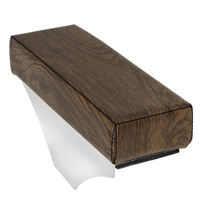 99628 Add-On Armrest, Dark Wood w/ Black Stitching - General Diesel Repair & Chrome