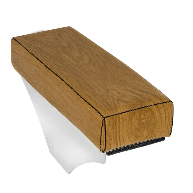 99629 Add-On Armrest, Light Wood w/ Black Stitching - General Diesel Repair & Chrome