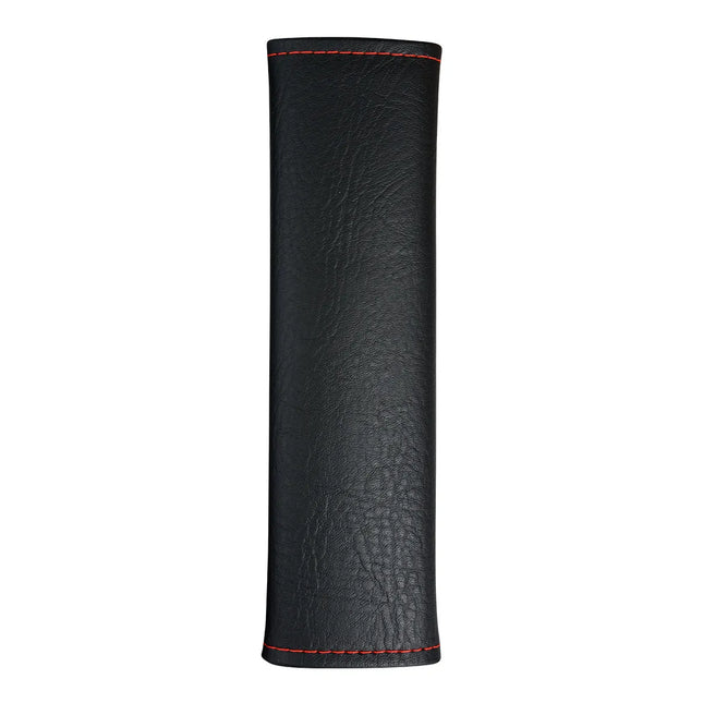 99796 BLACK W/ RED STITCHING SEAT BELT COMFORT PAD COVER - General Diesel Repair & Chrome