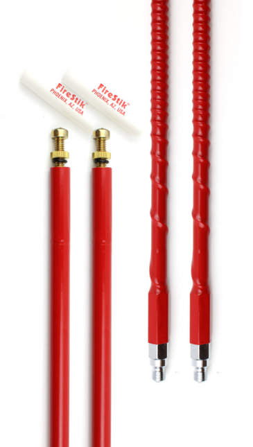 212-10004 3Ft KW Series Antenna Red - General Diesel Repair & Chrome
